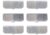6 x Auto Recirculate Filters for Large Capacity Cat Water Drinker – Small Pet Store