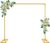 6.6FTx6.6FT Gold Adjustable Wedding Arch Backdrop Stand Square Tube Metal Rectangular Party Arch for Ceremony Birthday Bridal Baby Shower Anniversary Arbor Balloon Photography Exhibition Decor