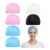 6PCS Mesh Sleep Bonnets for Hair Elastic Hairnets in Colors