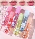 6pcs Roll On Lip Gloss Set, Fruit Flavored Lip Gloss Set Glossy Lip Make-up for Women, Non Toxic, Party Gift, Best Friends