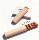 7 Day Pill Organiser Weekly Pill Box for Medication, Supplements, Vitamins & Cod Liver Oil, Soft Pink Portable & Aesthetic Tablet Container for Home, Travel & Office