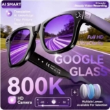 800W Camera AI Glasses Men Color-Changing Smart Translation Glasses with code at GUHUAVMI Head Office