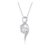 925 Sterling Silver Necklace with Cubic Zircon Pendant