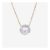 9ct Gold Real Diamond Lab-Grown Halo Necklace 1.00ct