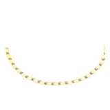 9ct Yellow Gold Solid Starburst Link Bracelet