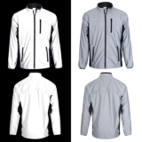 A HIGHLY reflective cycling / running jacket size XL