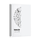 A4 Marker Paper Pad 200gsm, Bleedproof, Double-Sided, 30 Sheets