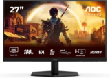 AOC Q27G42XNE 27 inch WQHD Gaming Monitor 180Hz