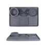 AODALIY XL Silicone Licky Mat for Dogs and Cats, Grey