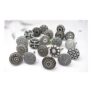 ARTISNO Set of 20 Black and White Ceramic Cabinet Knobs