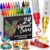 ARTISTRO 24 Acrylic Paint Pens Dual Tip (Brush & Fine) Markers for Fabric, Canvas, Rock, Glass, Wood Sold by Artistro UK / FBA