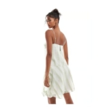 ASOS DESIGN Square Neck Hanky Hem Cami Mini Dress