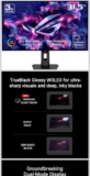 ASUS ROG Strix OLED XG32UCWMG monitor, 32 4K TrueBlack Glossy, Dual Mode, 4K240Hz, FHD480Hz, 0.03ms