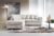 Abakus Direct Left Hand Corner Sofas for Living Room – Stylish Jumbo L Shaped Sofa with Water Repellent Jumbo Cord Contemporary Chaise Lounge Sofa Corner in White 212Wx164Dx78H