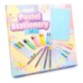 Abeec Pastel Stationery Set for Kids School and Art