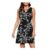 Actcat Womens Summer Boho Swing Mini Dress with Pockets