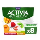Activia Strawberry & Mixed Fruit Low Fat Gut Health Yoghurt Multipack 8x115g