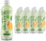 Activit Sparkling Flavoured Vitamin Water Lemon & Lime with B Vitamins B5, B6, B9, B12, Vitamin C, Vitamin D, Zinc & Magnesium Zero Sugar 12x 500ml Bottles