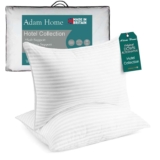 Adam Home Pillows 2 Pack Hotel Quality Side Sleeper Bounce Back Bed Pillow Quick Rebound, Pack of 2 – Sold & shipped by House Of Decor LTD