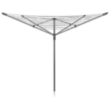 Addis 50m 4 Arm Rotary Airer 20 Pegs Cover