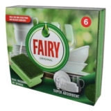 Addis Fairy Originals Non-Scratch Dual Sponge Scourer with Crystals, Green
