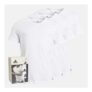 Adidas Mens Active Core Cotton Three Pack V-Neck T-Shirts White (Size S Only)