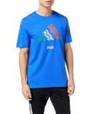 Adidas Unisex Italy 3BAR Logo Graphic T-Shirt (Small)