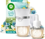 Air Wick Fresh Spring Oasis Advanced Electrical Plug-in Kit 19ml, Lasts for up to 100 Days, Air Freshener