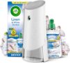 Air Wick Linen & White Orchid Aerosol-Free Automatic Spray Kit, Lasts up to 70 Days, Air Freshener
