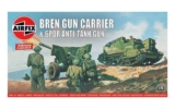 Airfix Vintage Classics Set – A01309V Bren Gun Carrier & 6PDR Anti-Tank Gun 1:76