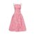 Alexa Red Gingham Puffball Dress
