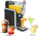 Alivio 2L Automatic Cold Press Juicer Machine Beverage Slushie Maker, Fruit Juice, Frozen Cocktails, Milkshake, Low Noise One-Touch Operation, Compact Design Slushie Machine Home & Kitchen Appliances