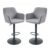 Alivio Adjustable Swivel Modern Velvet Bar Stools Counter Height Chairs