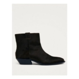 Alohas Syd Leather Cuban Heel Ankle Boots