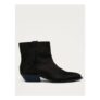 Alohas Syd Leather Cuban Heel Ankle Boots