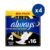 Always Ultra Sanitary Towels Secure Night (Size 4) Wings X16 Pads X4 Bundle