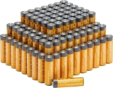 Amazon Basics 100-Pack AA Alkaline High-Performance Batteries, 1.5 Volt, 10-Year Shelf Life (£13.27 S&S)