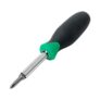 Amazon Basics 6-in-1 Multi-Bit Screwdriver/Nut Driver, Multicolor