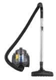 Amazon Basics Cylinder Bagless Vacuum Cleaner with HEPA Filter for Hardfloor, Carpet & Car, Compact & Lightweight, 700W, 1.5L – Black