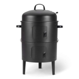 Amazon Basics Outdoor Smoker, 1-Pack, 40.6 cm, Black