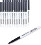 Amazon Basics Ultra Fine Point Permanent Marker Pens – 24-Pack, Black