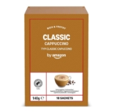 Amazon Cappuccino Sachet, Medium Roast, 14g ( 10 Pack) 140g £1.03/ £0.98 S&S