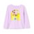 Amazon Essentials Girls Long-Sleeve T-Shirts, Lilac Cat, 9 Years