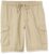 Amazon Essentials Mens 9 (23cm) Elastic Waist Cargo Shorts – Size XXL – Khaki Brown