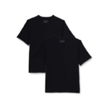 Amazon Essentials Mens Short Sleeve Super Soft Modal 2 pack Black size M