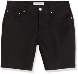 Amazon Essentials Mens Slim Fit 7 (18cm) Stretch 5-Pocket Jean Shorts – 42W Black