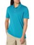 Amazon Essentials Mens Slim-Fit Quick-Dry Golf Polo Shirt – Teal Size L