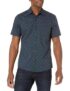 Amazon Essentials Mens Slim-Fit Short-Sleeved Button-Down Printed Shirt
