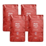 Amazon Plain Flour, 1.5kg Pack of 4