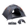 Amflip Camping Tent Automatic 3 Man Person Instant Tent Pop Up